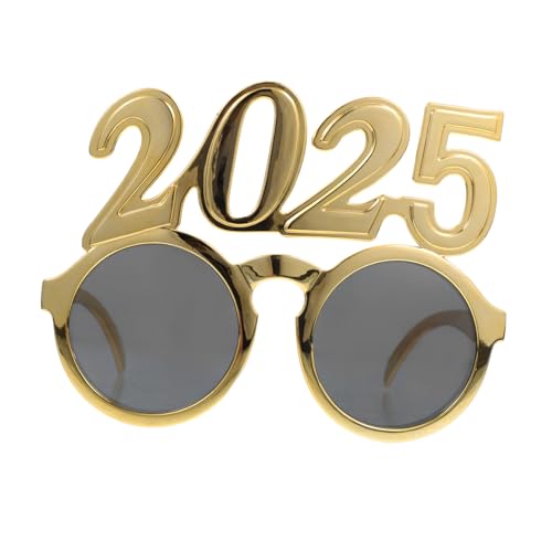 OFFSCH 2025 digitale Brille runden silvester brille Frohes Neues Jahr Dekorationen Partybrillen für das neue Jahr farbig Spaß Requisiten für Fotoautomaten Party-Gläser- Abs Golden OFFSCH 2025 digitale Brille runden silvester brille Frohes Neues Jahr Dekorationen Partybrillen für das neue Jahr farbig Spaß Requisiten für Fotoautomaten Party-Gläser- Abs Golden von OFFSCH