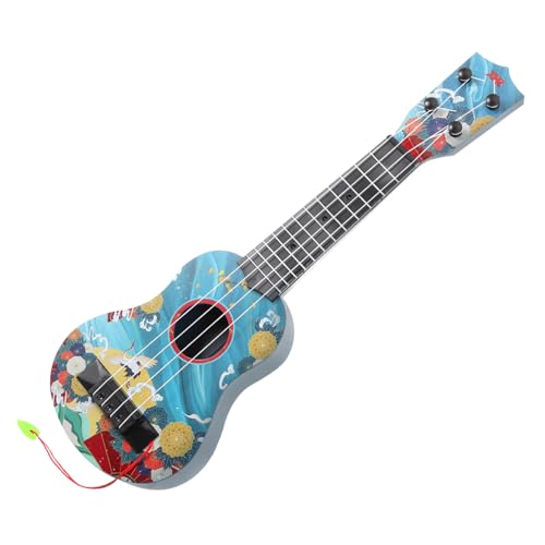 OFFSCH 21 Ukulele Kleinkindspielzeug Spielset für Kinder Anlasser Kinder Mini-Spielzeug Musikinstrumente Gitarren Kindergitarre Mini-Gitarre kleine Gitarre Holz von OFFSCH