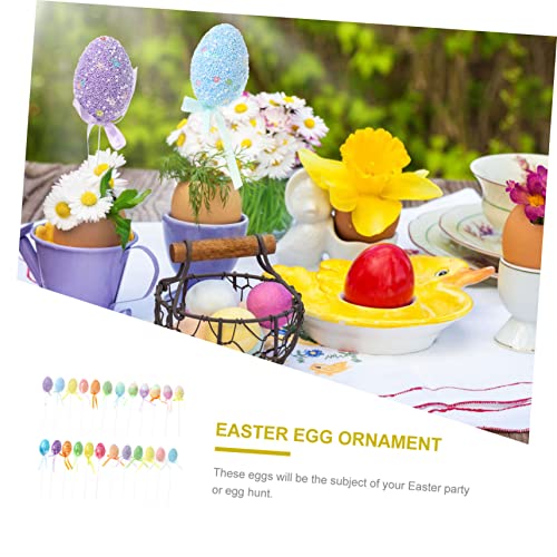 OFFSCH 24 Stück Teiliges DIY Ostereier aus Langlebigem Bunte Ostern Deko für Zuhause Party und Basteln Wiederverwendbare Eier Ornamente für Kreative Frühling Dekoration OFFSCH 24 Stück Teiliges DIY Ostereier aus Langlebigem Bunte Ostern Deko für Zuhause Party und Basteln Wiederverwendbare Eier Ornamente für Kreative Frühling Dekoration von OFFSCH