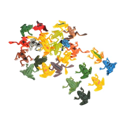 OFFSCH 24 Stück Teiliges Froschfiguren Kunststoff Miniatur Froschmodelle Realistisch Detailliert für Lernspielzeug und Dekoration Garten Büro Zuhause OFFSCH 24 Stück Teiliges Froschfiguren Kunststoff Miniatur Froschmodelle Realistisch Detailliert für Lernspielzeug und Dekoration Garten Büro Zuhause von OFFSCH