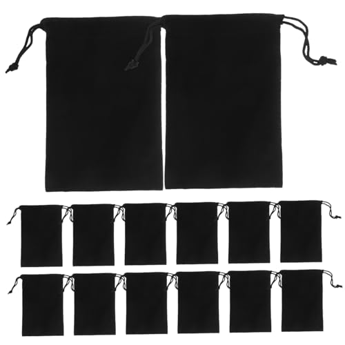 OFFSCH 25 Pcs Schmuck Aufbewahrungstasche Tuch Schmuck Verpackungstasche Kordelzug Taschen Kleine Schmuckstück von OFFSCH