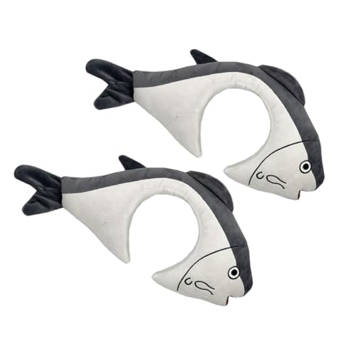 OFFSCH Süßes Make-up-Stirnband 2 Stück Plüsch-Fisch-Stirnband Meerestier-Kostüme Damen-Kopfbedeckung lustiges Fisch-Partygeschenk Halloween-Stirnbänder für Frauen OFFSCH Süßes Make-up-Stirnband 2 Stück Plüsch-Fisch-Stirnband Meerestier-Kostüme Damen-Kopfbedeckung lustiges Fisch-Partygeschenk Halloween-Stirnbänder für Frauen von OFFSCH