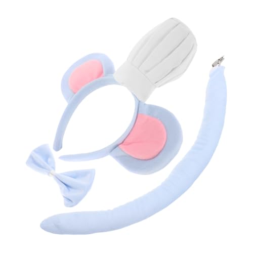 OFFSCH 3St Koch- -Kostüm Rollenspiel Outfit Kostümset Kostümzubehör Rattenohren Frauen Mäusekostüm wenn man einer ein Kekskostüm schenkt - -Kostüm Stoff Sky-blue OFFSCH 3St Koch- -Kostüm Rollenspiel Outfit Kostümset Kostümzubehör Rattenohren Frauen Mäusekostüm wenn man einer ein Kekskostüm schenkt - -Kostüm Stoff Sky-blue von OFFSCH