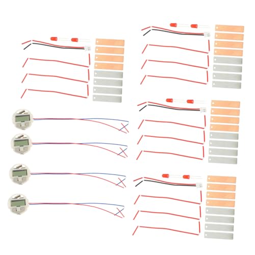 OFFSCH 4 Sätze DIY Fruchtbatterie Experiment Wissenschaftsset mit Kartoffel Kupfer Elektroden LED Licht Physik Lernspielzeug für Stem Schulprojekte OFFSCH 4 Sätze DIY Fruchtbatterie Experiment Wissenschaftsset mit Kartoffel Kupfer Elektroden LED Licht Physik Lernspielzeug für Stem Schulprojekte von OFFSCH