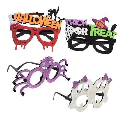 OFFSCH 4 Stück Brille Stütze Lustig Karikatur Gläser Party Kind Cosplay Gruselig Pappe Halloween Zombie Flippige Brille Brillen-foto-requisiten Kreative Brille Papier OFFSCH 4 Stück Brille Stütze Lustig Karikatur Gläser Party Kind Cosplay Gruselig Pappe Halloween Zombie Flippige Brille Brillen-foto-requisiten Kreative Brille Papier von OFFSCH