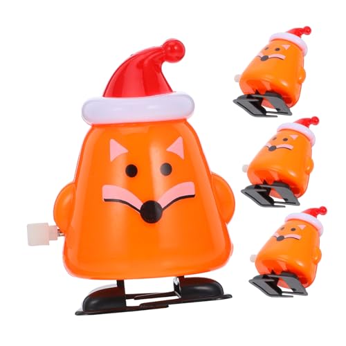 OFFSCH 4 Stück Weihnachtsspielzeug uhrwerk neuartige Aufziehspielzeuge interessante Uhrwerkspielzeuge Cartoon-Uhrwerkspielzeug kreatives Aufziehspielzeug Plastik Orange OFFSCH 4 Stück Weihnachtsspielzeug uhrwerk neuartige Aufziehspielzeuge interessante Uhrwerkspielzeuge Cartoon-Uhrwerkspielzeug kreatives Aufziehspielzeug Plastik Orange von OFFSCH