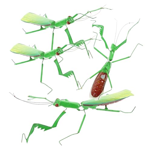 OFFSCH 4Stücke Simulation Mantis Figuren Realistische Mantis Modelle für Dekoration für Schreibtisch Kinderzimmer für Insektenliebhaber OFFSCH 4Stücke Simulation Mantis Figuren Realistische Mantis Modelle für Dekoration für Schreibtisch Kinderzimmer für Insektenliebhaber von OFFSCH