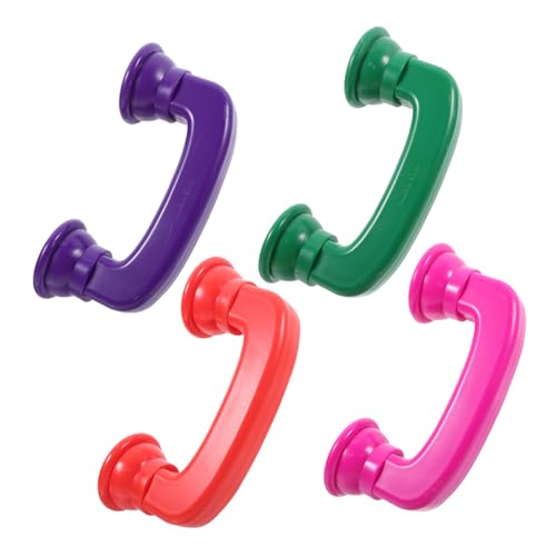 OFFSCH 4stücke Flüstertelefone Zum Lesen Für Kleinkinder Spielzeug Aus Bunte Modelle Für Frühes Lernen Höfliches Spielzeug Mit Glatten Kanten von OFFSCH
