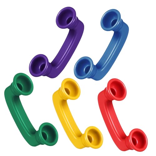 OFFSCH 5 Stück Teiliges Robustem Abs Leicht und Ergonomisch für Sprachlern Phonetik-übungen bei Kleinkindern für Flüsterndes Vorlesen und Spielerisches Lernen von OFFSCH