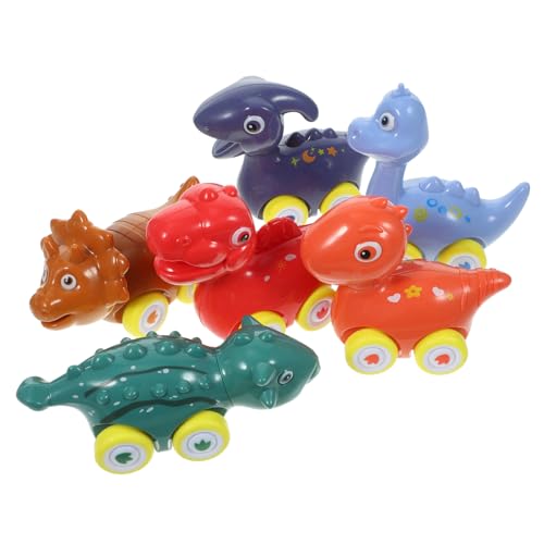 OFFSCH 6 Stück Dinosauriermodell Back Rider Dinosaurierfiguren aus Kunststoff Realistische Dinosaurierspielzeug Auto Dinosaurier-Figur Neuheit Dinosaurier Auto Plastik OFFSCH 6 Stück Dinosauriermodell Back Rider Dinosaurierfiguren aus Kunststoff Realistische Dinosaurierspielzeug Auto Dinosaurier-Figur Neuheit Dinosaurier Auto Plastik von OFFSCH