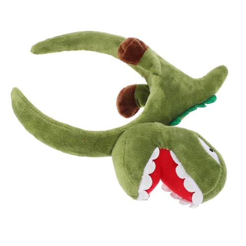 OFFSCH Kreatives Dinosaurier Stirnband Für Partys Lustige Und Süße Kopfbedeckung Elastisches Haarband Für Halloween Und Geburtstagsfeiern Hochwertige Langlebige Tier-kopfbedeckung von OFFSCH