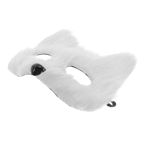 OFFSCH Halloween Fuchsmaske weiche Plüsch-Tiermaske halbes Gesicht für Maskenball Cosplay Wolfskostüme Abschlussball Verkleidung OFFSCH Halloween Fuchsmaske weiche Plüsch-Tiermaske halbes Gesicht für Maskenball Cosplay Wolfskostüme Abschlussball Verkleidung von OFFSCH