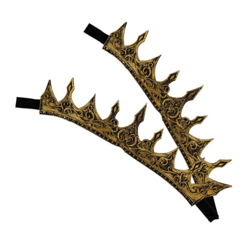 OFFSCH Für Männer – 2 Stück Kronen Im Mittelalterlichen Stil Für Erwachsene Haarschmuck Für Königliche Kostüme Und Theater OFFSCH Für Männer – 2 Stück Kronen Im Mittelalterlichen Stil Für Erwachsene Haarschmuck Für Königliche Kostüme Und Theater von OFFSCH