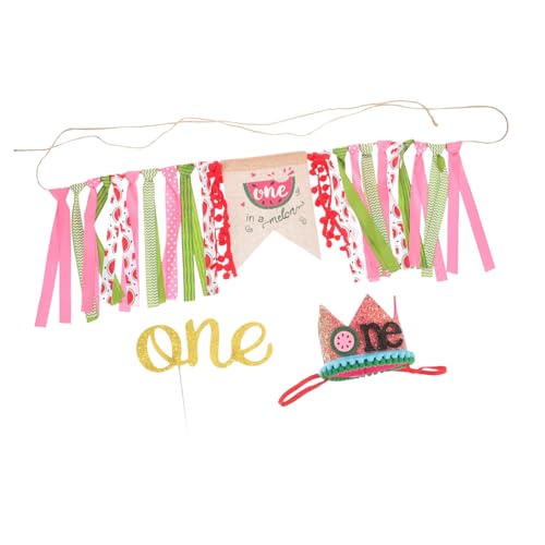 OFFSCH Geburtstag Banner Set aus Hochwertigem Stoff Jahr Alt Wimpelkette mit Band Dekoratives Party Layout für Babygeburtstagsfeier Langlebig und Sicher Kreative Süße Deko für Jungen und von OFFSCH