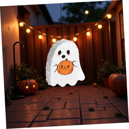 OFFSCH Halloween Pinata mit Hängender Geisterform Dekoratives Pinata für Candy Füllung Robuste Halloween Dekoration für Drinnen und Draußen für Mexikanische Karnevalspartys OFFSCH Halloween Pinata mit Hängender Geisterform Dekoratives Pinata für Candy Füllung Robuste Halloween Dekoration für Drinnen und Draußen für Mexikanische Karnevalspartys von OFFSCH