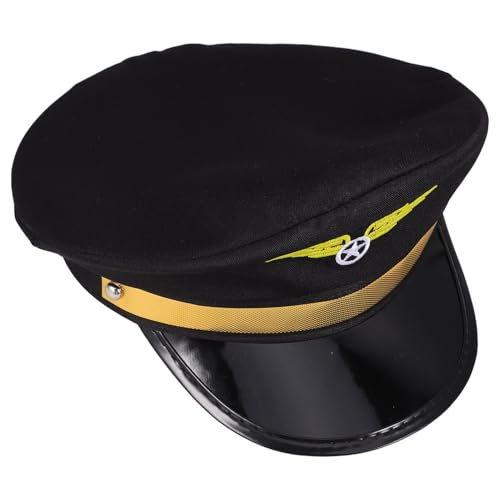 OFFSCH Cosplay Hut Kappe Airline Kostüm Kit Halloween Kostüm Hut von OFFSCH