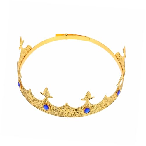 OFFSCH Stirnband Im Vintage-stil Metalllegierung Cosplay-krone Für Herren Abschlussball König Zubehör Geburtstagsparty Kopfbedeckung OFFSCH Stirnband Im Vintage-stil Metalllegierung Cosplay-krone Für Herren Abschlussball König Zubehör Geburtstagsparty Kopfbedeckung von OFFSCH