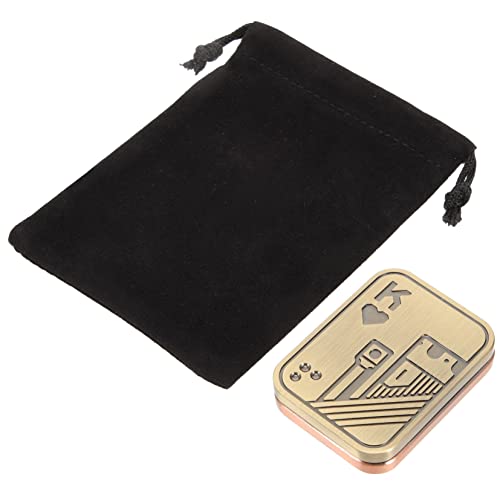 OFFSCH Metall-Poker-Fidget-Slider Mit Knackigem Metallgeräusch Als Schreibtischspielzeug Und Lustiges Für Freunde Und Familie von OFFSCH