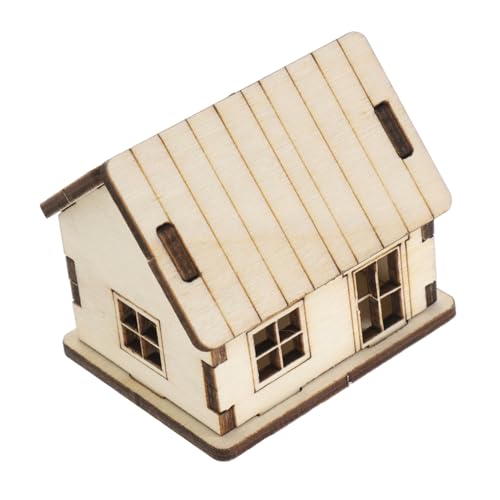 OFFSCH Miniatur Haus Modellbausatz Detailliertes DIY Puzzle aus Langlebigem Dekoratives für Erwachsene und Kreatives Geschenk mit Realistischer Optik von OFFSCH
