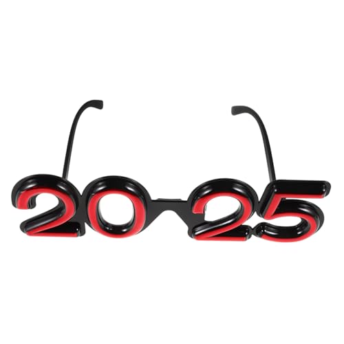 OFFSCH Neujahrsbrille Foto Requisiten Partybrille Frohes Neues Jahr Brille 2025 Gestaltet 2025 Brille Neue Brille Gläser 2025 Zahlenbrille Partyartikel Für Farbig Funky Stk Rot OFFSCH Neujahrsbrille Foto Requisiten Partybrille Frohes Neues Jahr Brille 2025 Gestaltet 2025 Brille Neue Brille Gläser 2025 Zahlenbrille Partyartikel Für Farbig Funky Stk Rot von OFFSCH