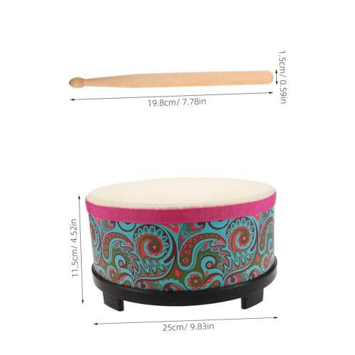 OFFSCH Orff Boden Trommel mit Blumenmuster Leichter Tragbarer Percussion Schlagzeug für Junge Mädchen und Geeignet für Innen und Außenbereich Rhythmus und Musiktraining OFFSCH Orff Boden Trommel mit Blumenmuster Leichter Tragbarer Percussion Schlagzeug für Junge Mädchen und Geeignet für Innen und Außenbereich Rhythmus und Musiktraining von OFFSCH