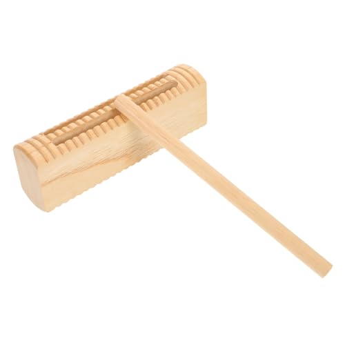 OFFSCH Orff Percussion Instrument Handgefertigtes Holz Rhythmusblock mit Schlägel für Hohe und Niedrige Töne Eltern-Junge Mädchen-musikspielzeug für Frühe Bildung und Familienbindung von OFFSCH