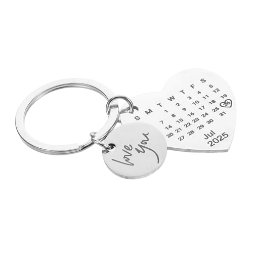 OFFSCH Personalisierter Paarkalender Schlüsselanhänger Jahrestags Schlüsselring Valentinstagskalender Schlüsselring Schlüsselanhänger Für Paare Paar Schlüsselanhänger Damen OFFSCH Personalisierter Paarkalender Schlüsselanhänger Jahrestags Schlüsselring Valentinstagskalender Schlüsselring Schlüsselanhänger Für Paare Paar Schlüsselanhänger Damen von OFFSCH