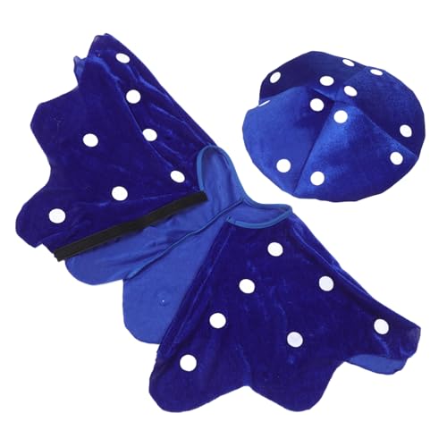 OFFSCH Pilzhut Kostüm Zubehör Set Gefleckter Pilz Umhang Hut Halloween Verkleidung OFFSCH Pilzhut Kostüm Zubehör Set Gefleckter Pilz Umhang Hut Halloween Verkleidung von OFFSCH