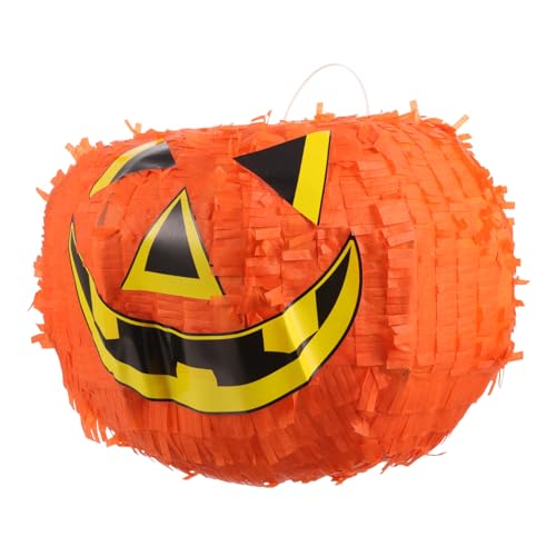 OFFSCH Pinata Kürbis Halloween Dekoration Lustiges Partyspiel Zum Befüllen Mit Süßigkeiten Für Familienfeiern Und Kindergeburtstage Kreative Horrorform Für Unvergessliche von OFFSCH