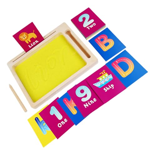 OFFSCH Sandmalerei Set Kleinkindspielzeug Lernspielzeug Sensorisches Pädagogisches Für Kleinkinder Pädagogisches Sandkasten Zum Schreiben Von Buchstaben Pädagogisches Aus OFFSCH Sandmalerei Set Kleinkindspielzeug Lernspielzeug Sensorisches Pädagogisches Für Kleinkinder Pädagogisches Sandkasten Zum Schreiben Von Buchstaben Pädagogisches Aus von OFFSCH