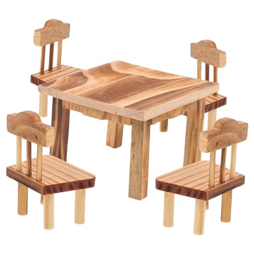 Satz Möbel Tisch Stuhl Einrichtung Dekor Bambus Mini China von OFFSCH
