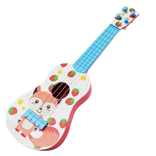 OFFSCH Ukulele Spielzeuginstrument Cartoon Gitarre mit Verstellbaren Saiten für Sicheres Kunststoffmaterial Fördert Musikalische Kreativität und Kognitive OFFSCH Ukulele Spielzeuginstrument Cartoon Gitarre mit Verstellbaren Saiten für Sicheres Kunststoffmaterial Fördert Musikalische Kreativität und Kognitive von OFFSCH