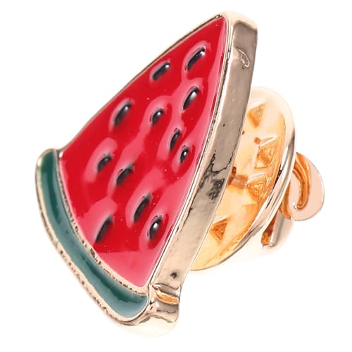 OFFSCH Wassermelonenbrosche Accessoires Brosche Zubehör Pin-Schmuck süße Anstecknadeln lustig lilo ausgehen modeschmuck Wassermelonen-Pullover-Clips Cartoon-Brosche Zinklegierung von OFFSCH
