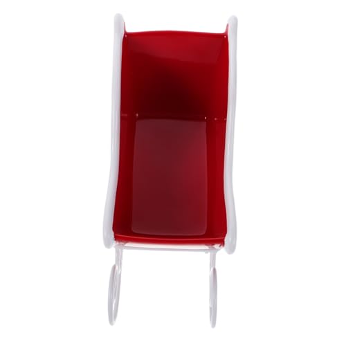 OFFSCH Weihnachtlicher Miniatur-Schlitten Farbecht und Robust als Tischdekoration und Festliches für Zuhause Büro Party und Dollhouse von OFFSCH