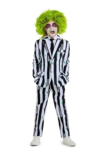 OFFSTREAM Boys Beetlejuice Kostüm - Perfekt für Halloween Anzug Kostüm für Kinder - einschließlich Blazer, Hose und Krawatte von OFFSTREAM
