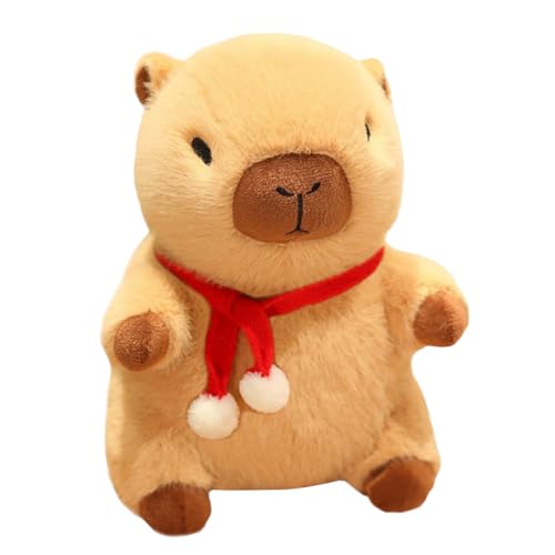 OFKAFEZV Capybara Plüsch, Tier Capybara Puppen, 23cm Capybara Kuscheltier, Realistisches Weiches Capybara Spielzeug, Capybara Plushie Puppen, Weiches Und Flauschiges Kopfkissen Kuscheltiere Für Kinder OFKAFEZV Capybara Plüsch, Tier Capybara Puppen, 23cm Capybara Kuscheltier, Realistisches Weiches Capybara Spielzeug, Capybara Plushie Puppen, Weiches Und Flauschiges Kopfkissen Kuscheltiere Für Kinder von OFKAFEZV