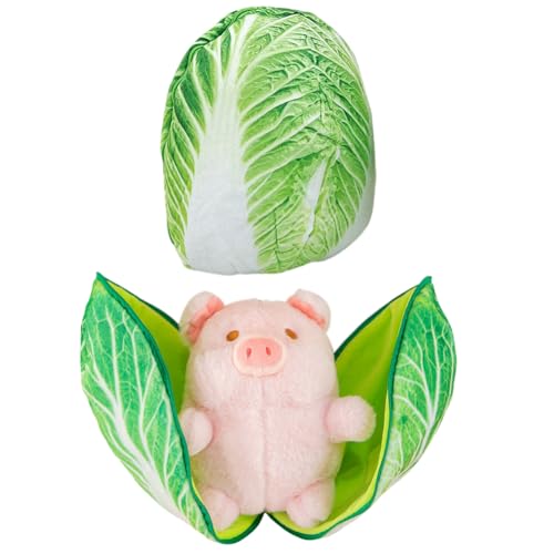 OFKAFEZV Cartoon Schwein Plüsch Puppe, 18 cm, Weiches und Bequemes Plüschtier als Geschenk, Heimdekoration OFKAFEZV Cartoon Schwein Plüsch Puppe, 18 cm, Weiches und Bequemes Plüschtier als Geschenk, Heimdekoration von OFKAFEZV
