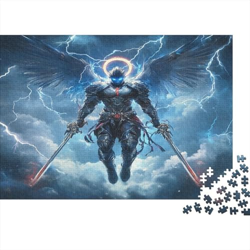Erzengel Michael Puzzles 1000 Teile Für Erwachsene Lernspiel Lernspiel Herausforderung Spielzeug Engel 1000-teilige Für Erwachsene Und Kinder Ab 14 Jahren 1000pcs (75x50cm) von OFLAMIRUX