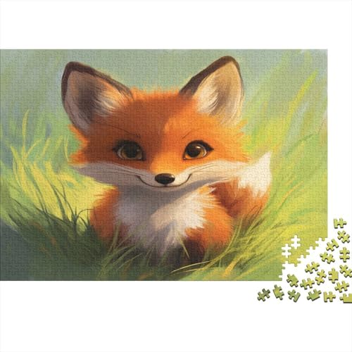 Fuchs Puzzles 1000 Teile Für Erwachsene Lernspiel Lernspiel Herausforderung Spielzeug Lowrie 1000-teilige Für Erwachsene Und Kinder Ab 14 Jahren 1000pcs (75x50cm) von OFLAMIRUX
