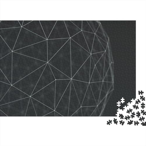 Geometrie Puzzles 1000 Teile Für Erwachsene Lernspiel Lernspiel Herausforderung Spielzeug geometrische Abbildung 1000-teilige Für Erwachsene Und Kinder Ab 14 Jahren 1000pcs (75x50cm) von OFLAMIRUX