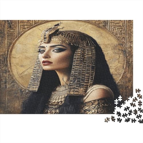 Kleopatra Puzzles 1000-teilige Für Erwachsene Lernspiel Lernspiel Herausforderung Spielzeug Die Königin von Ägypten 1000-teilige Für Erwachsene Und Kinder Ab 14 Jahren 1000pcs (75x50cm) von OFLAMIRUX