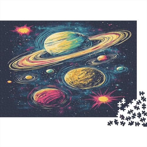 Kosmische Galaxie Puzzlespiel 1000 Teile Erwachsene -Puzzle 1000 Stück Spiel Puzzles Für Erwachsene Kinder Puzzle Erwachsenen Puzzlespiel Puzzel 1000pcs (75x50cm) von OFLAMIRUX