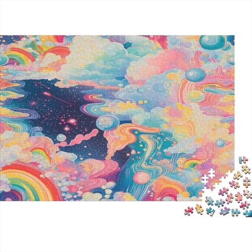 Lebendige Farben Puzzles 1000 Teile Für Erwachsene Lernspiel Lernspiel Herausforderung Spielzeug von Colorfull Puzzel 1000pcs Für Erwachsene Und Kinder Ab 14 Jahren 1000pcs (75x50cm) von OFLAMIRUX