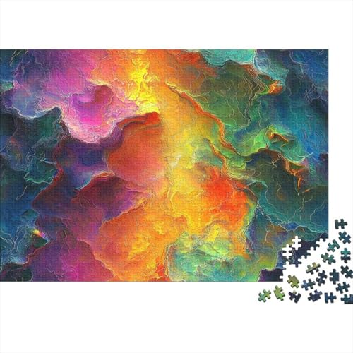 Lebendige Farben Puzzles 1000 von Colorfull Puzzle Für Erwachsene Lernspiel Lernspiel Herausforderung Spielzeug Puzzel 1000pcs Für Erwachsene Und Kinder Ab 14 Jahren 1000pcs (75x50cm) von OFLAMIRUX