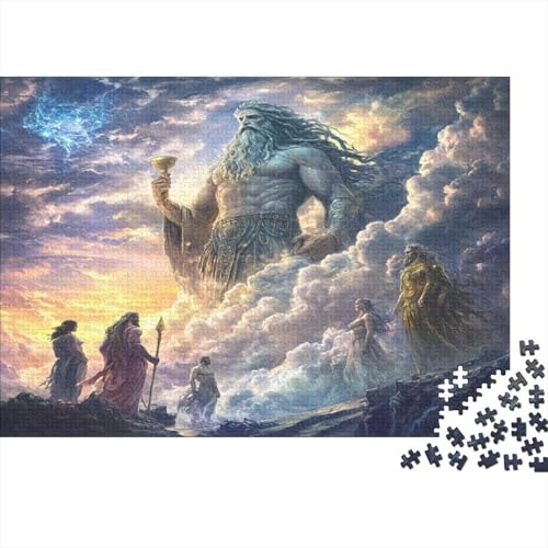 Nordische Mythologie Puzzles 1000-teilige NORRON Puzzles Für Erwachsene Lernspiel Herausforderung Spielzeug 1000-teilige Für Erwachsene Und Kinder Ab 14 Jahren 1000pcs (75x50cm) von OFLAMIRUX