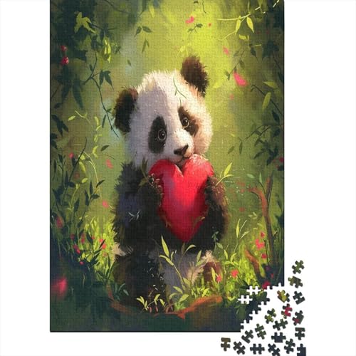 Panda Puzzle 1000 Teile Puzzle Für Erwachsene Und Kinder Ab 14 Jahren Puzzel 1000pcs (75x50cm) von OFLAMIRUX