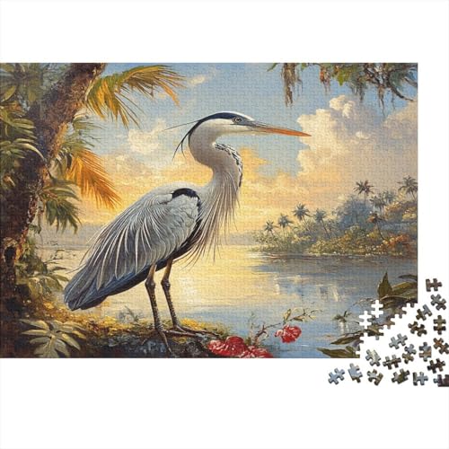 Reiher Puzzle 1000 Teile Puzzle Für Erwachsene Und Kinder Ab 14 Jahren Puzzel 1000pcs (75x50cm) von OFLAMIRUX