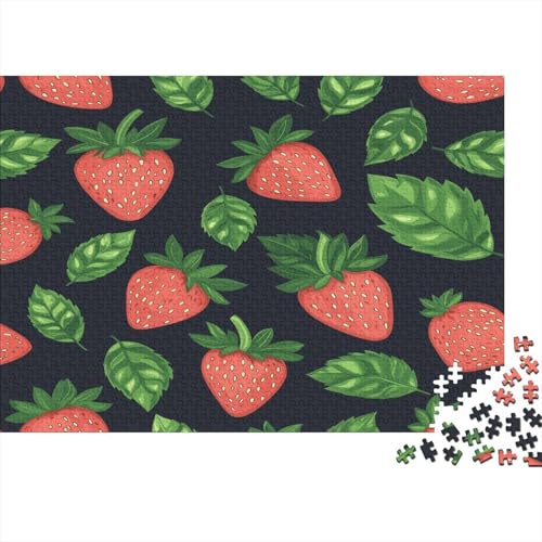 Süße Erdbeere Puzzles 1000 Teile Für Erwachsene Lernspiel Lernspiel Herausforderung Spielzeug Erdbeeren Puzzel 1000pcs Für Erwachsene Und Kinder Ab 14 Jahren 1000pcs (75x50cm) von OFLAMIRUX
