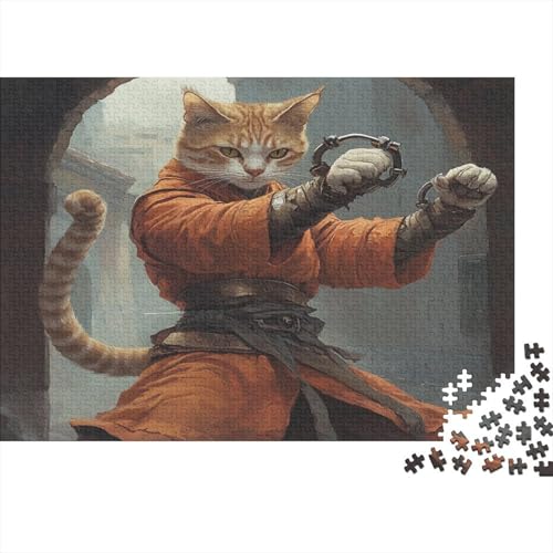 Tier Puzzle 1000 Teile Für Erwachsene Lernspiel Lernspiel Herausforderung Spielzeug Kung Fu Puzzel 1000pcs Für Erwachsene Und Kinder Ab 14 Jahren 1000pcs (75x50cm) von OFLAMIRUX