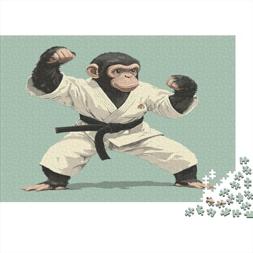 Tier Puzzles 1000 Teile Für Erwachsene Lernspiel Lernspiel Herausforderung Spielzeug Kung Fu Puzzel 1000pcs Für Erwachsene Und Kinder Ab 14 Jahren 1000pcs (75x50cm) von OFLAMIRUX